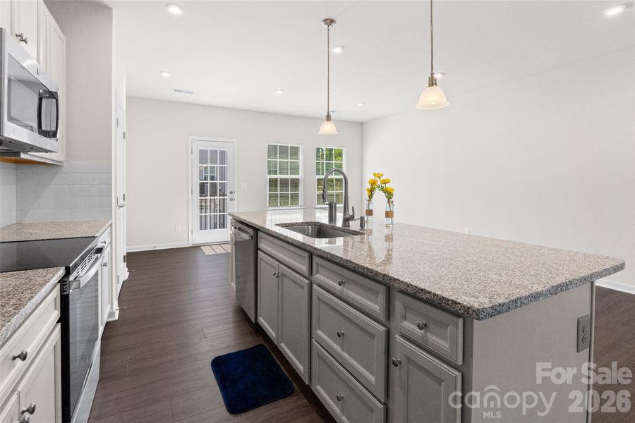 Furnished interior view inside a new home in , Matthews (Image 9).