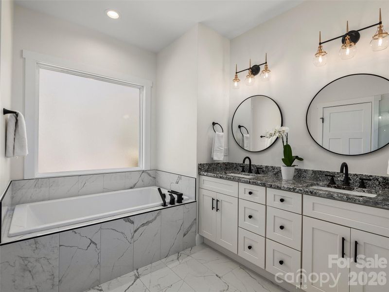 Furnished interior view inside a new home in , Hendersonville (Image 8).