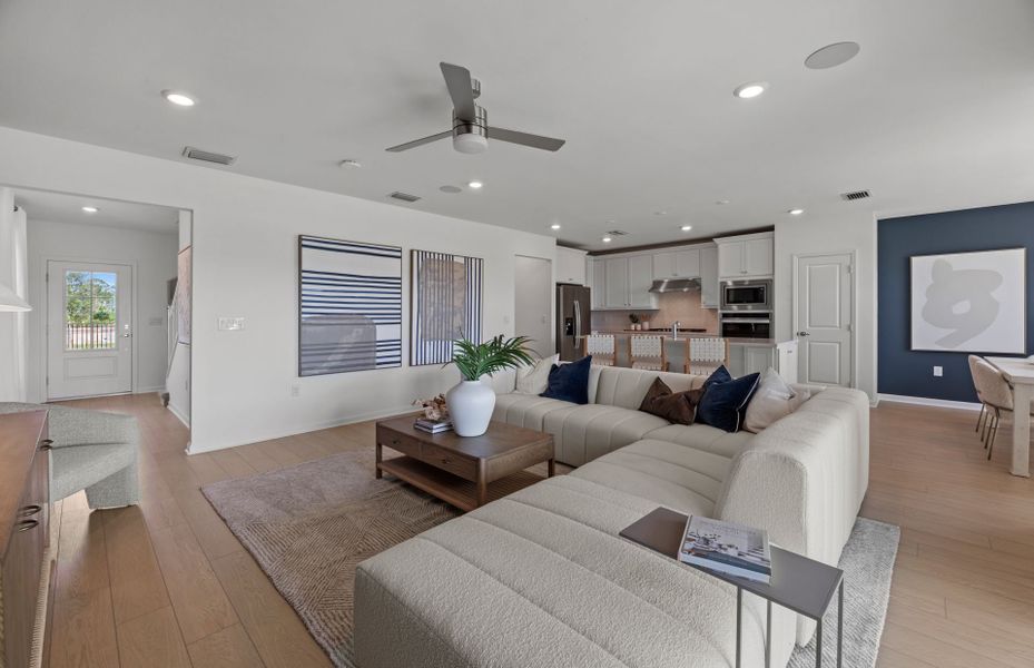 Furnished interior view inside a new home in Reagan Landing, Bradenton (Image 17).