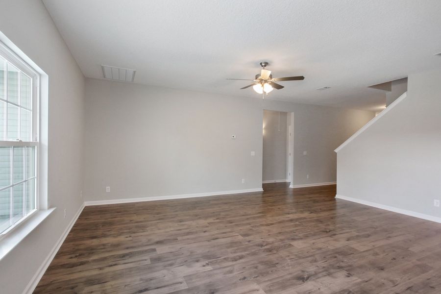 Representative unfurnished interior of a home built from the The Marne With Bonus by RTS Homes in Grand Reserve, Hinesville (Image 13).