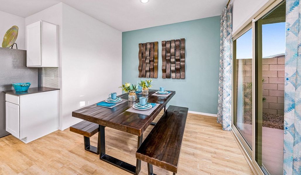 Furnished interior view inside a new home in Blackhawk, Tucson (Image 12). Furnished interior view inside a new home in Blackhawk, Tucson (Image 12).