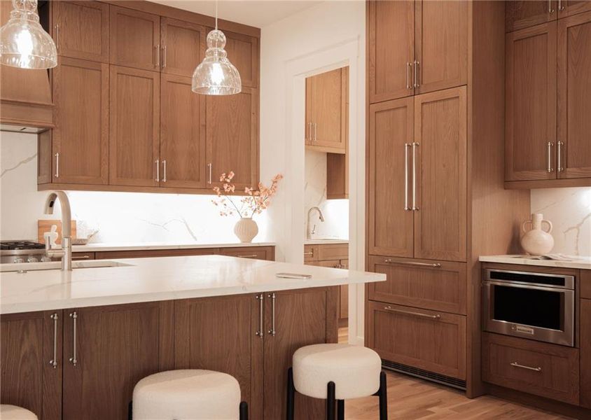 Furnished interior view inside a new home in , Atlanta (Image 36).