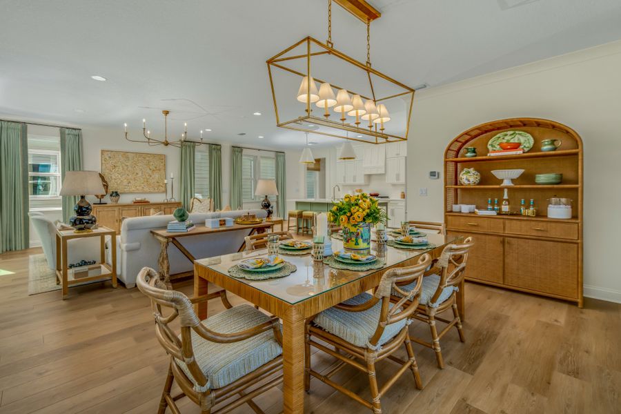 Representative furnished interior of a home built from the Liberty by Riverside Homes in Mariposa at EverRange, Jacksonville (Image 14).