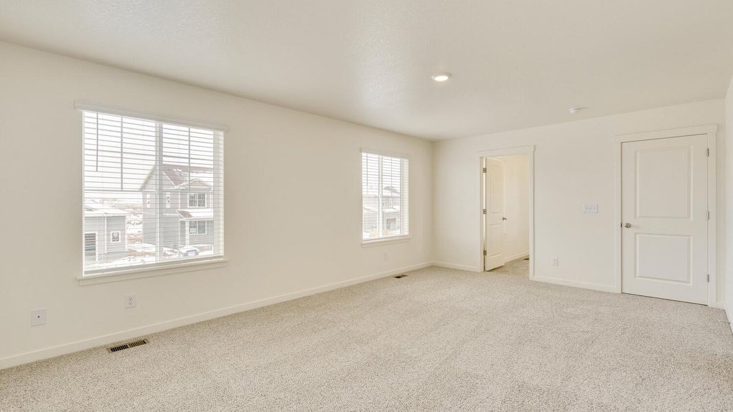 Representative unfurnished interior of a home built from the Gable by D.R. Horton in Brighton Crossing, Brighton (Image 23).