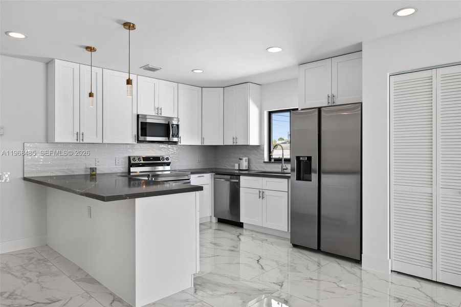 Furnished interior view inside a new home in , Fort Lauderdale (Image 5).