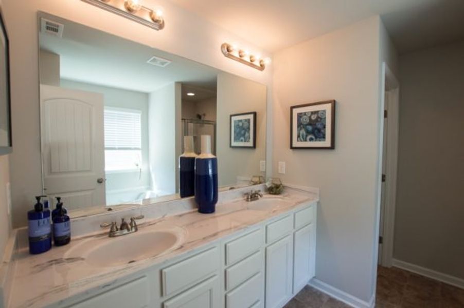 Representative furnished interior of a home built from the Glade by Piedmont Residential in Meadowyn, Cartersville (Image 12).
