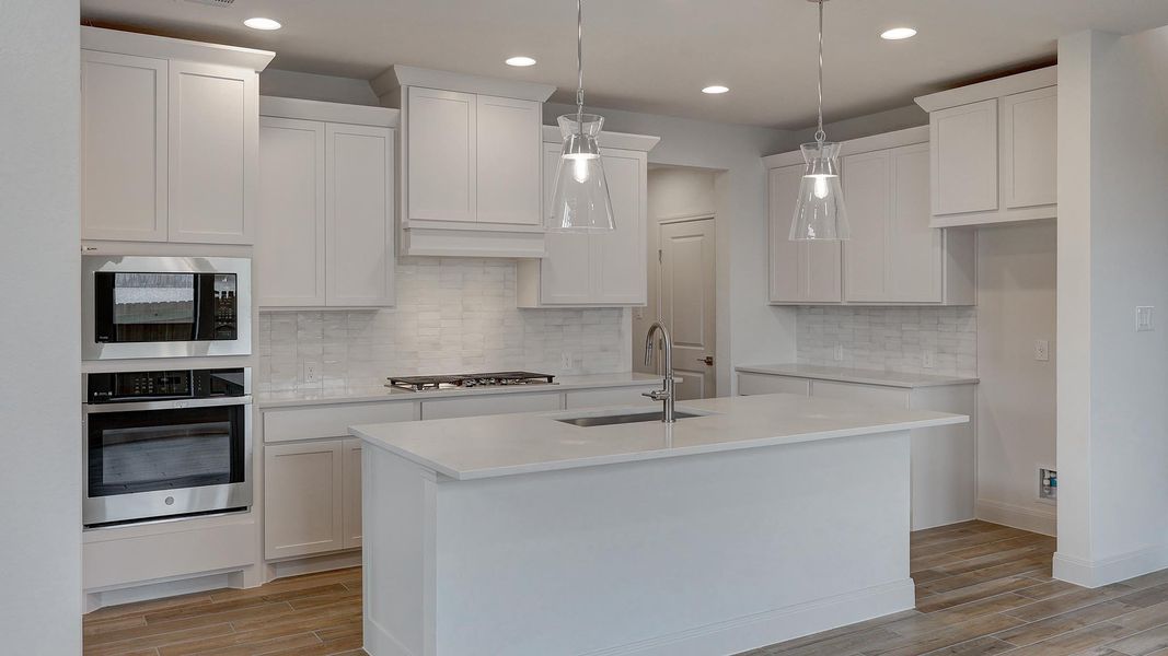 Furnished interior view inside a new home in Kallison Ranch, San Antonio (Image 5).