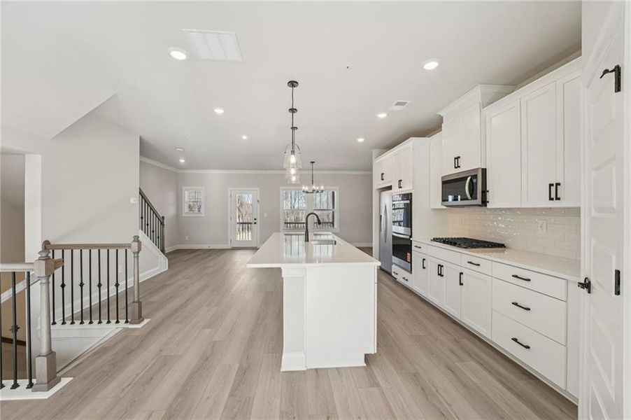 Furnished interior view inside a new home in , Cumming (Image 20).