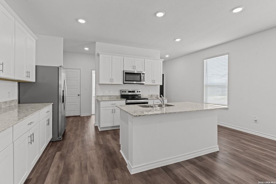 Furnished interior view inside a new home in Horizon Ridge, San Antonio (Image 11).