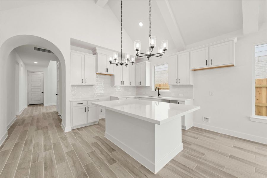 Furnished interior view inside a new home in Elyson, Katy (Image 4).