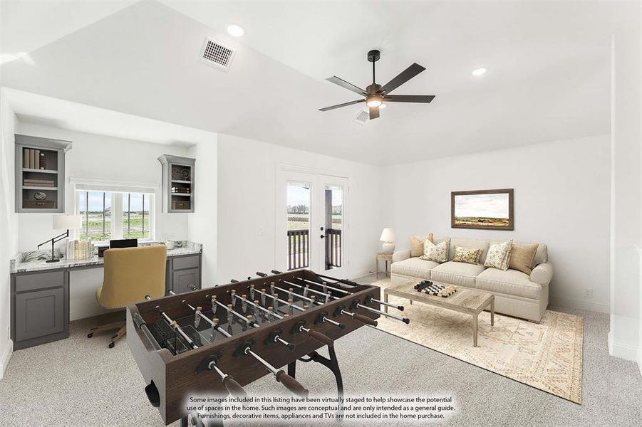 Furnished interior view inside a new home in Glenbrook, Red Oak (Image 20).