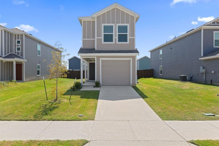 Front exterior of a new home in , Princeton, TX, highlighting curb appeal (Image 2). Front exterior of a new home in , Princeton, TX, highlighting curb appeal (Image 2).