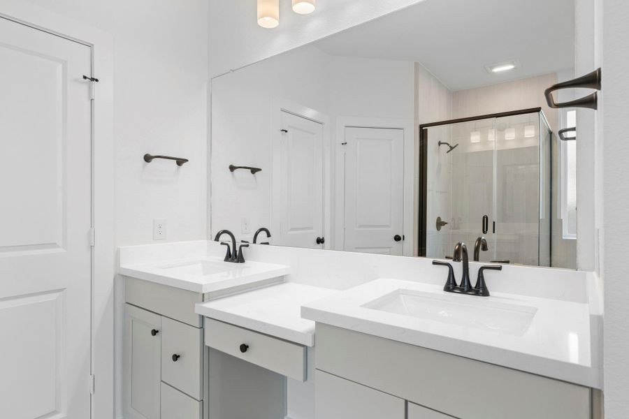 Furnished interior view inside a new home in Elyson 45' & 70', Katy (Image 3).