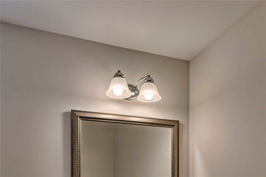 Reflective surfaces and ample lighting enhance thi