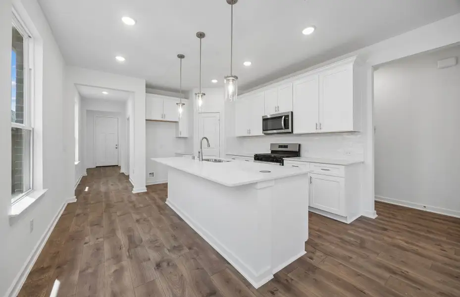 Furnished interior view inside a new home in Ryehill, Sugar Land (Image 11).