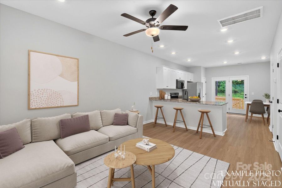 Furnished interior view inside a new home in Rhyne Court, Gastonia (Image 4).