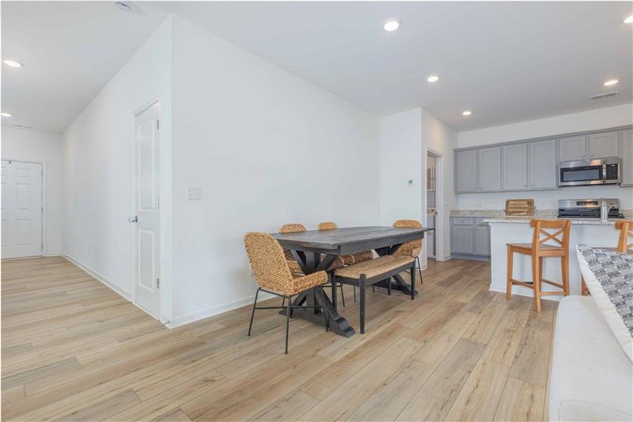 Furnished interior view inside a new home in Creekside at Farmers Crossing, Ball Ground (Image 8).