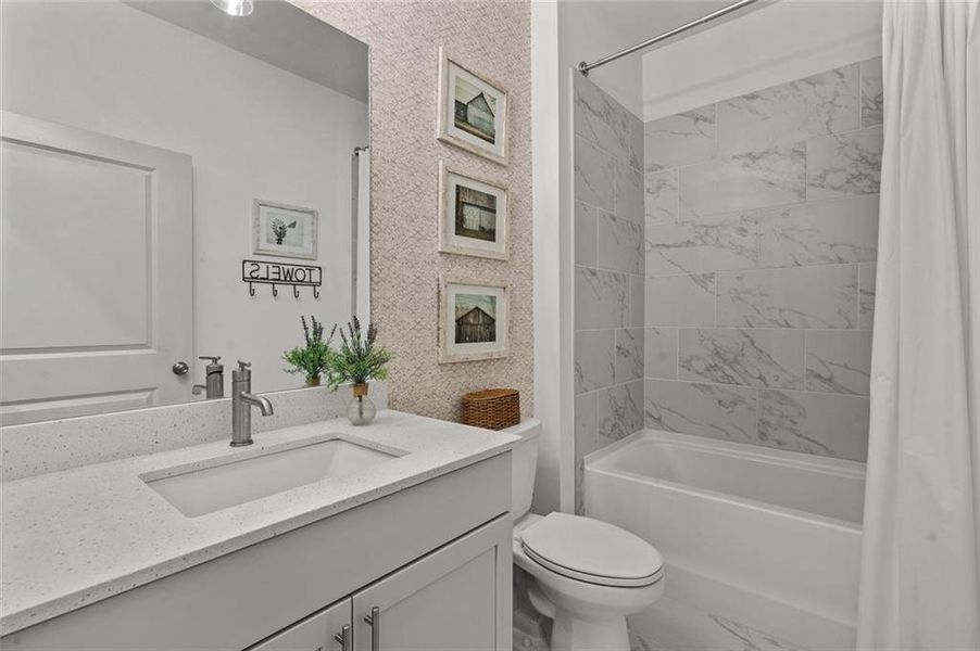 Furnished interior view inside a new home in , Canton (Image 13).
