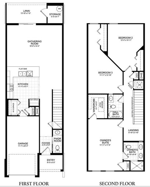 Azalea Townhome - Home Layout Azalea Townhome - Home Layout