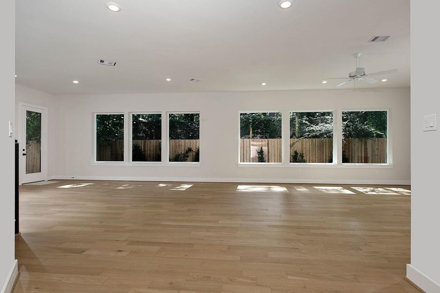 Spacious, unfurnished interior of a new home in , The Woodlands (Image 17). Spacious, unfurnished interior of a new home in , The Woodlands (Image 17).