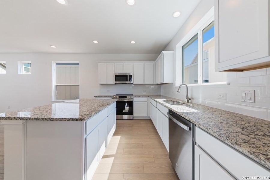 Furnished interior view inside a new home in , New Braunfels (Image 5).