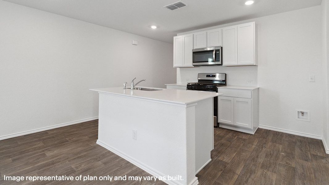 Furnished interior view inside a new home in Lucero, San Antonio (Image 5).