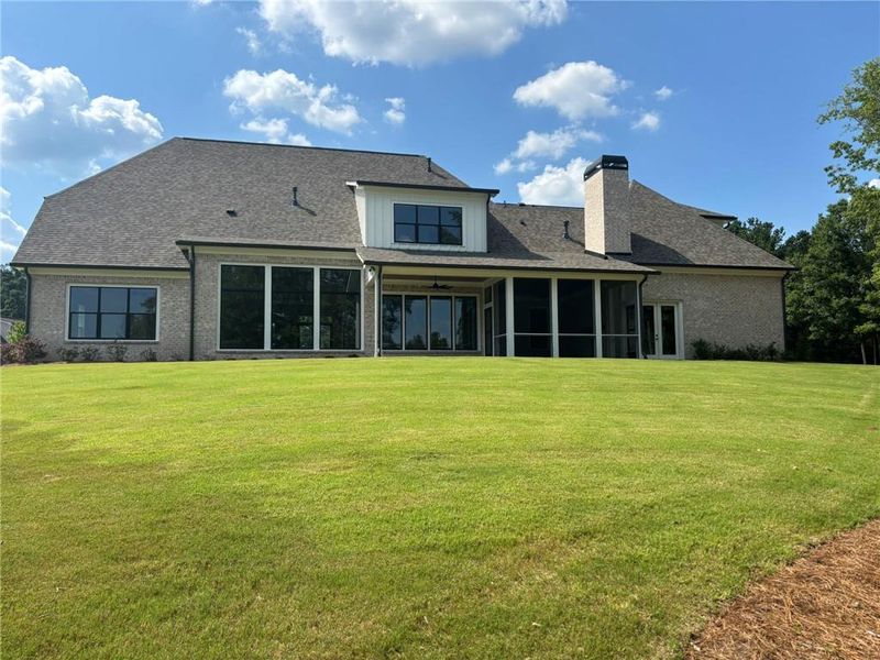 Exterior details and patio area of a home in The Georgia Club, Statham (Image 26).
