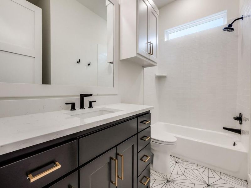 Furnished interior view inside a new home in , Denton (Image 10).