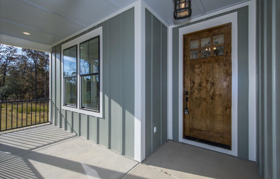 Exterior details and patio area of a home in , Chapin (Image 3).