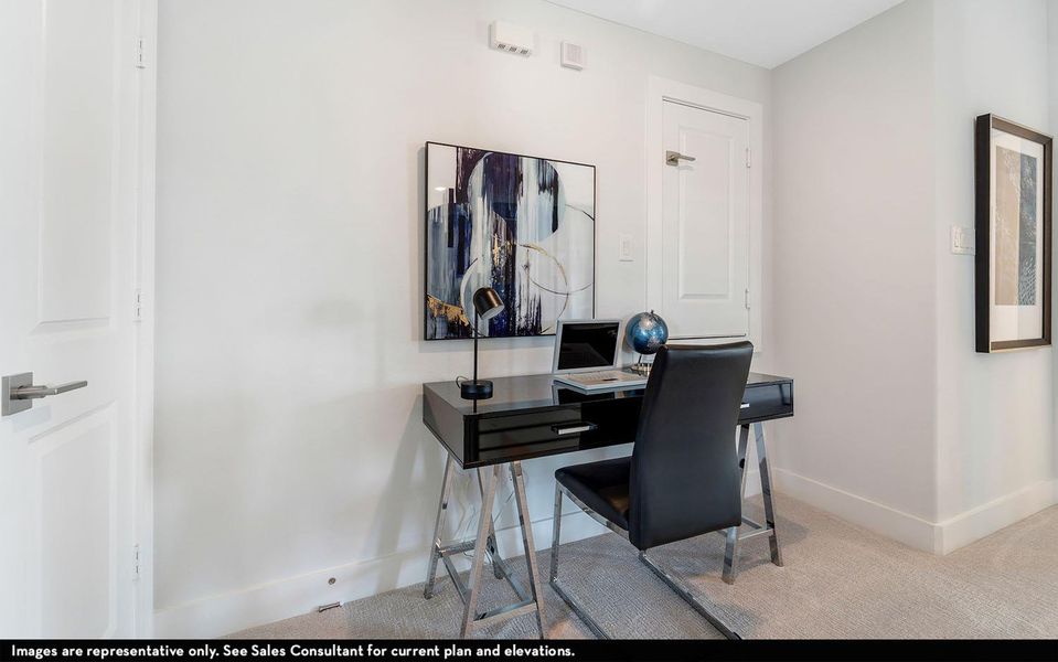 Furnished interior view inside a new home in Sunfield, Buda (Image 28).