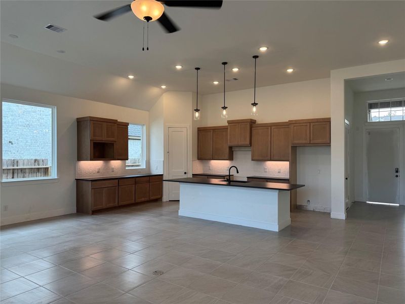 Furnished interior view inside a new home in The Trails, New Caney (Image 25).