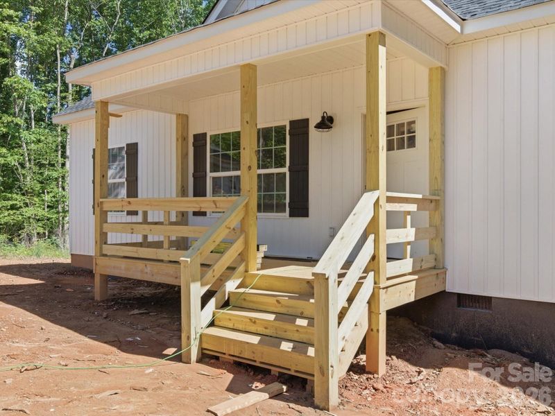 Exterior details and patio area of a home in , Clover (Image 21).