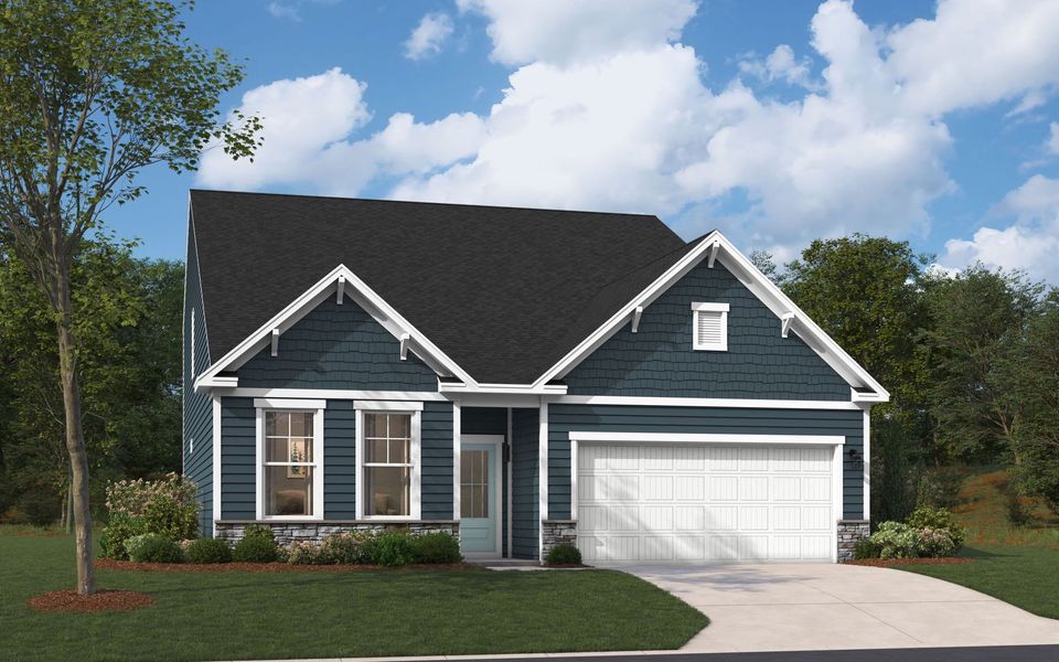 Representative exterior photo of a completed home built from the The Jefferson by Stanley Martin Homes in Green Tree Place, Anderson, SC (Image 58).