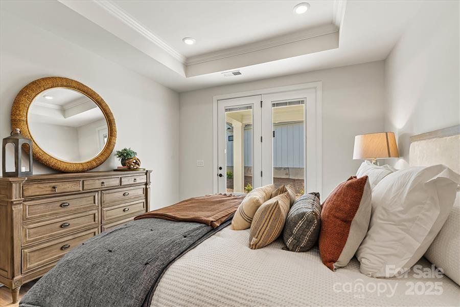 Furnished interior view inside a new home in The Courtyards at Lake Davidson, Mooresville (Image 32).