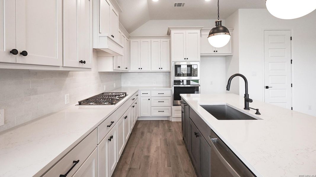Furnished interior view inside a new home in Legacy at Lake Dunlap, New Braunfels (Image 7).