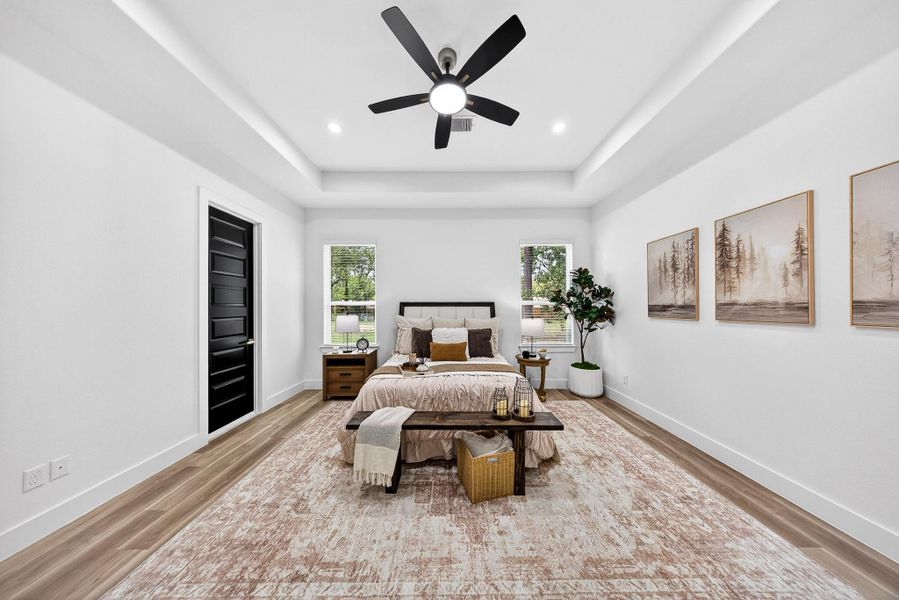 Furnished interior view inside a new home in , New Caney (Image 30).