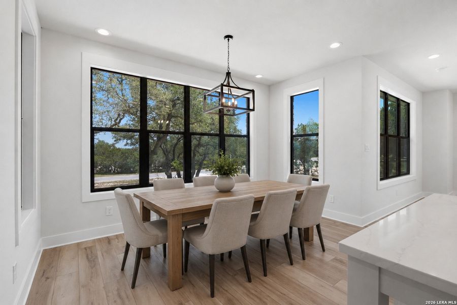 Furnished interior view inside a new home in , Spring Branch (Image 10).