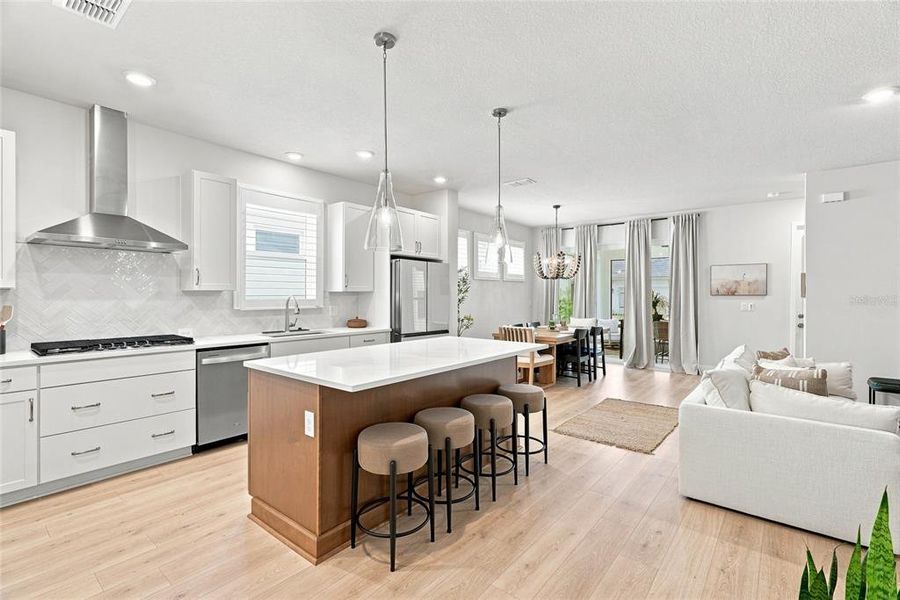 Furnished interior view inside a new home in SeaFlower – Bungalow Homes, Bradenton (Image 13).