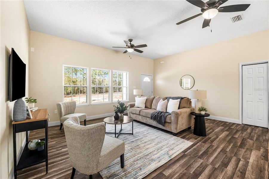 Furnished interior view inside a new home in , Keystone Heights (Image 33).