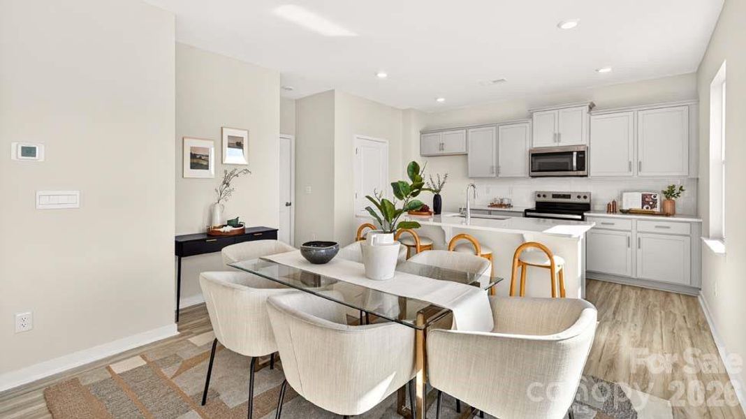 Furnished interior view inside a new home in Cline Village, Conover (Image 5).