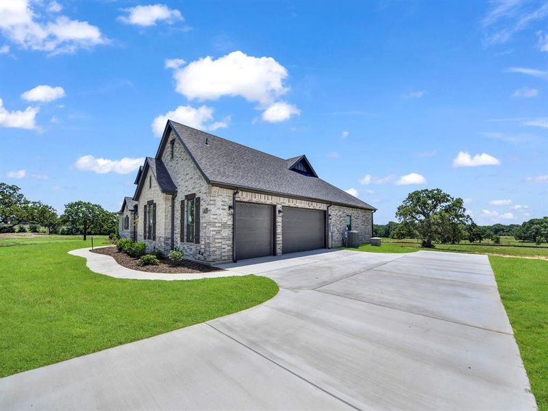 Front exterior of a new home in , Decatur, TX, highlighting curb appeal (Image 23). Front exterior of a new home in , Decatur, TX, highlighting curb appeal (Image 23).
