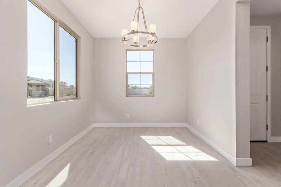 Representative unfurnished interior of a home built from the Lily by Taylor Morrison in CantaMia at Estrella 55+, Goodyear (Image 7).