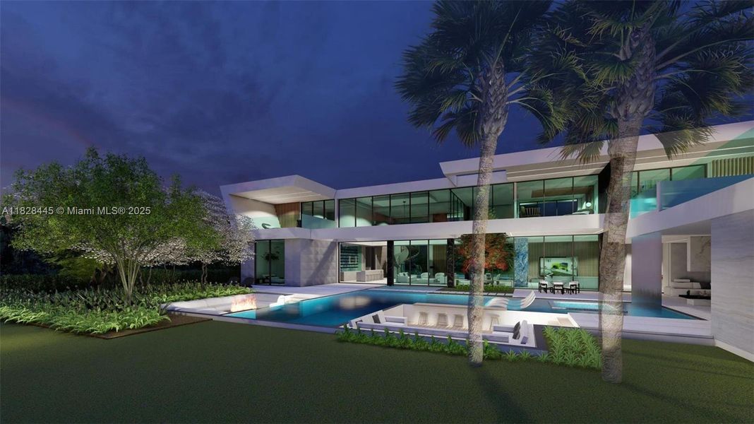 Exterior details and patio area of a home in , Delray Beach (Image 1).