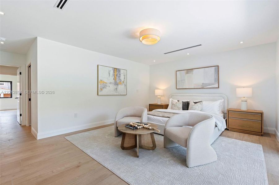 Furnished interior view inside a new home in , Coral Gables (Image 16). Furnished interior view inside a new home in , Coral Gables (Image 16).