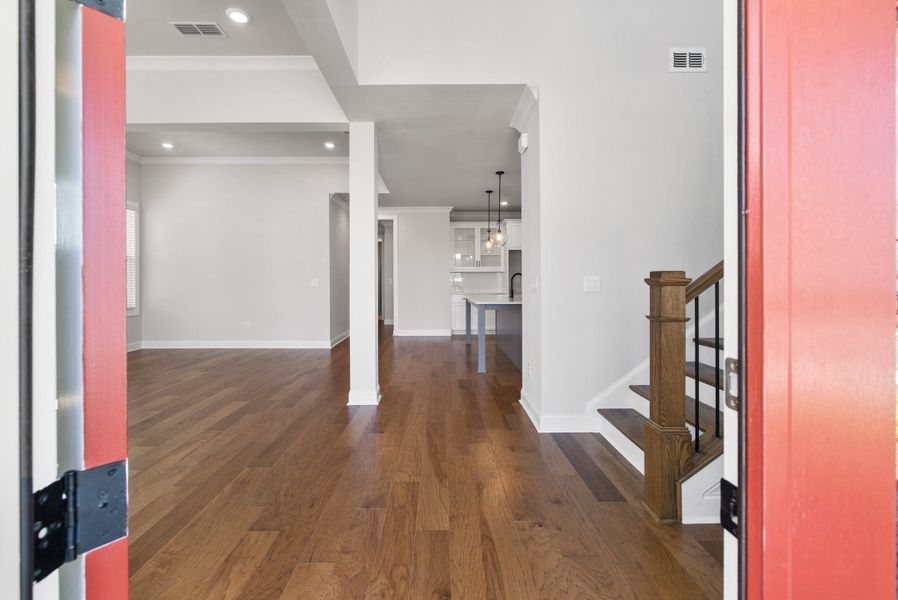 Representative furnished interior of a home built from the The Jayden II by The Providence Group in Promenade at Sawnee Village, Cumming (Image 7). Representative furnished interior of a home built from the The Jayden II by The Providence Group in Promenade at Sawnee Village, Cumming (Image 7).