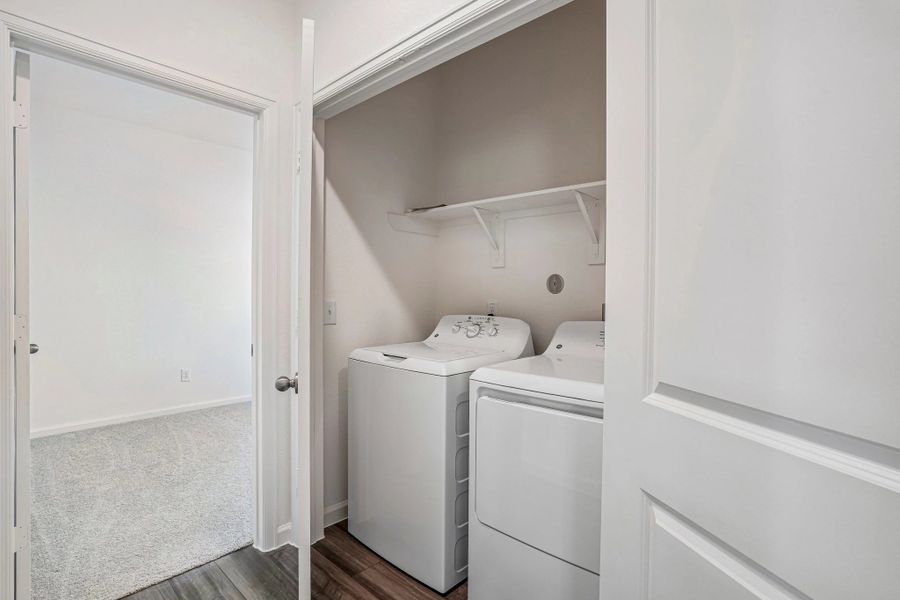 Representative furnished interior of a home built from the The Enterprise by Starlight Homes in Windmill Farms, Forney (Image 5).