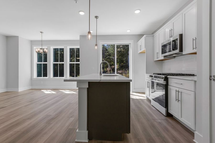 Furnished interior view inside a new home in Echo Park, Suwanee (Image 11).
