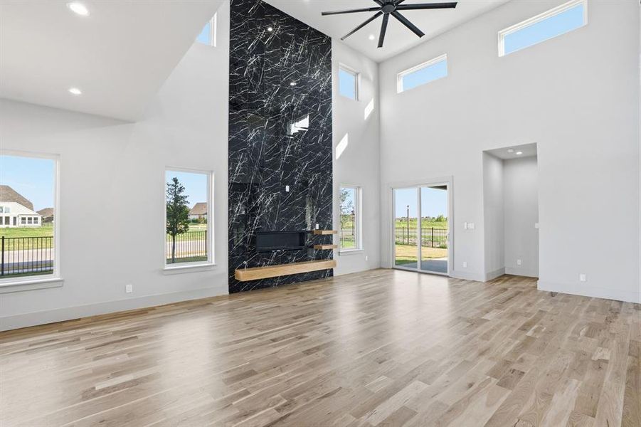 Spacious, unfurnished interior of a new home in , Heath (Image 30). Spacious, unfurnished interior of a new home in , Heath (Image 30).