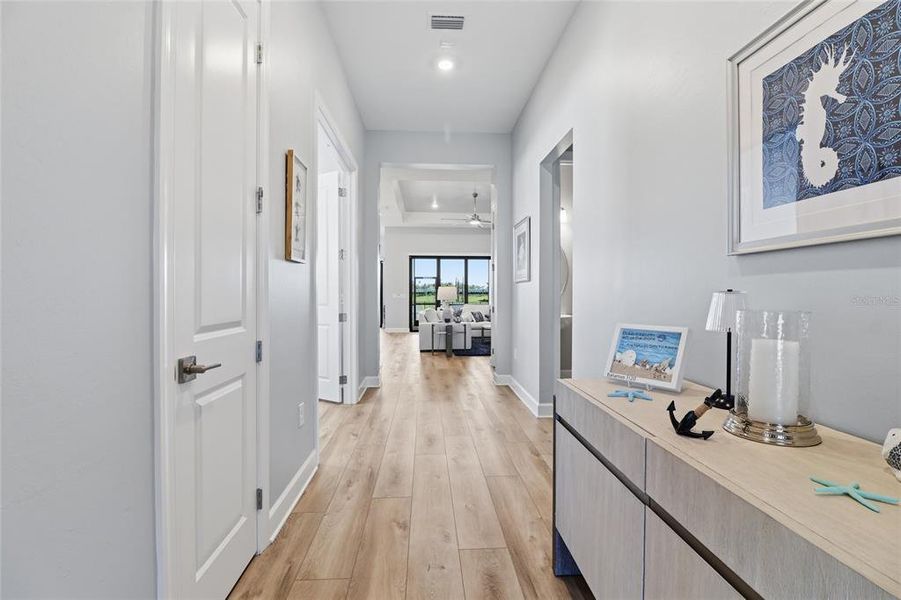 Furnished interior view inside a new home in , Lakewood Ranch (Image 12). Furnished interior view inside a new home in , Lakewood Ranch (Image 12).