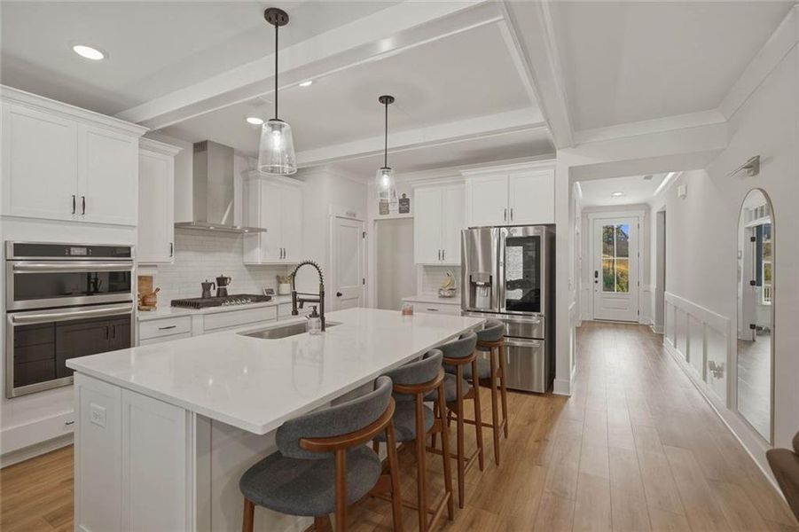Furnished interior view inside a new home in Cambridge, Flowery Branch (Image 12). Furnished interior view inside a new home in Cambridge, Flowery Branch (Image 12).